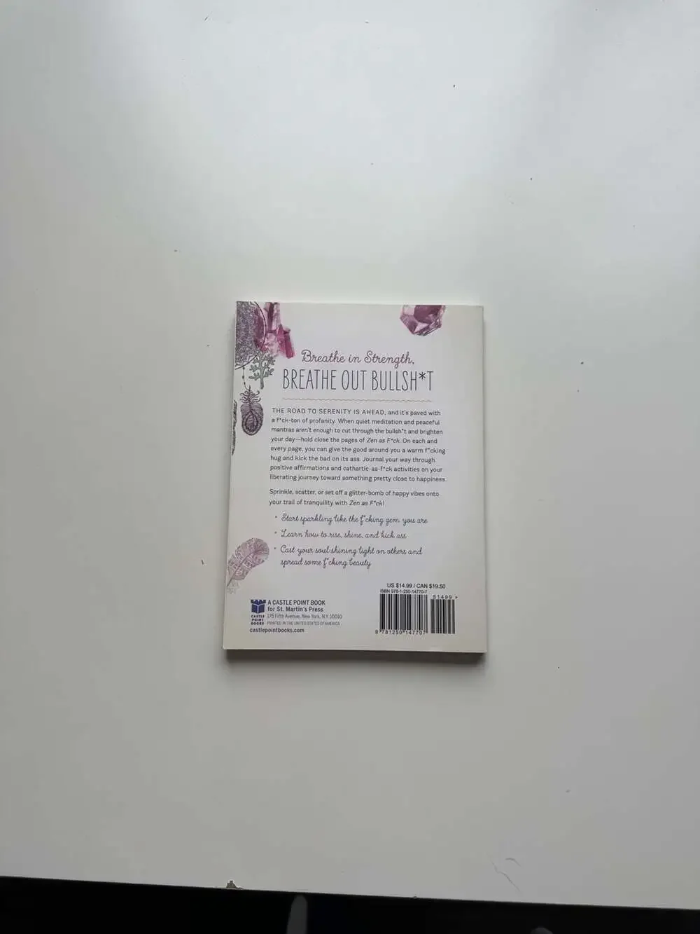 Castle Point Books Zen As F*ck A Journal For Practicing The Mindful Art New